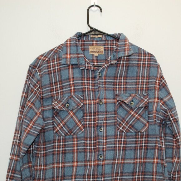 Free Nature Blue and Red Flannel Size Medium - Picture 2 of 8